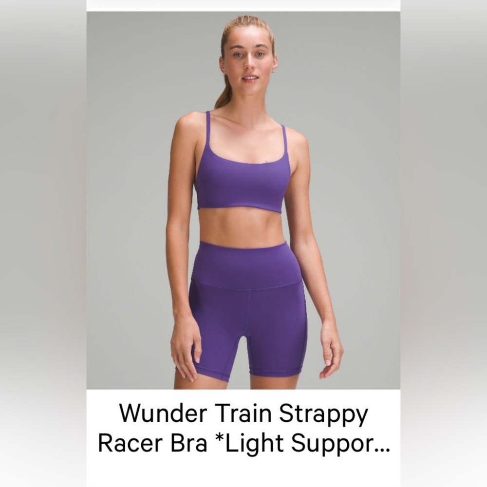 Lululemon Wunder Train racer bra